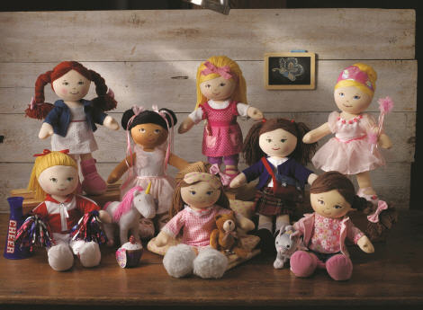 Cracker Barrel Butterfly Dolls