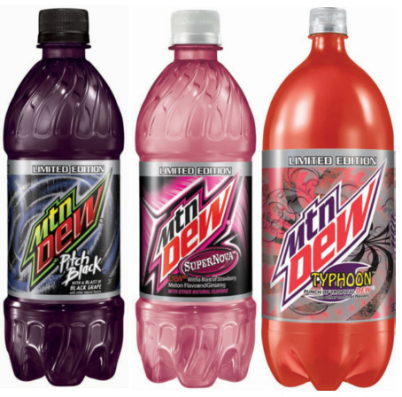 Mountain Dew New Flavors June 2011