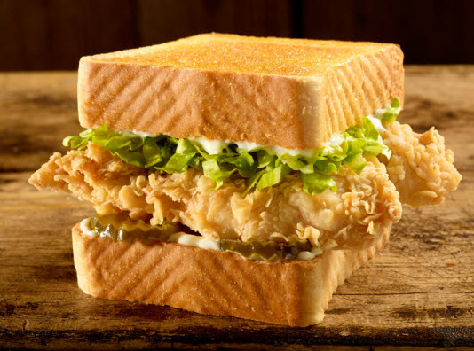 Churchs Chicken Big Tex Tender Sandwich