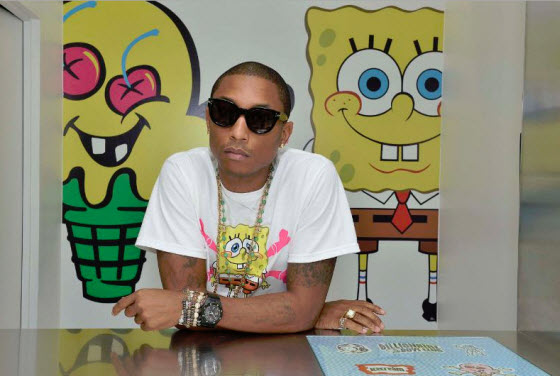 Pharrell Willians and Nickelodeon launch SpongeBob SquarePants X IceCream Fashion Line