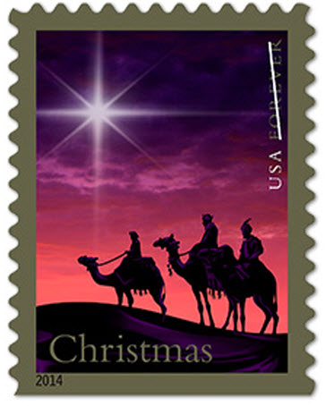 Christmas Magi Stamp