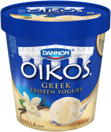 Vanilla Dannon Oikos Greek Frozen Yogurt