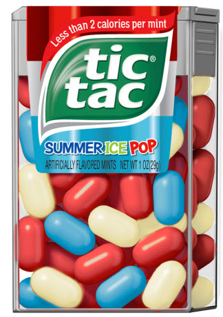 Summer Ice Pop Tic Tac mints