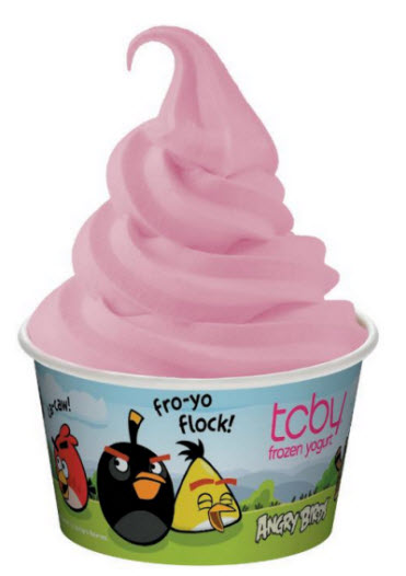 TCBY Angry Birds Frozen Yogurt