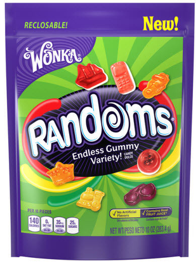 Wonka Randoms candy