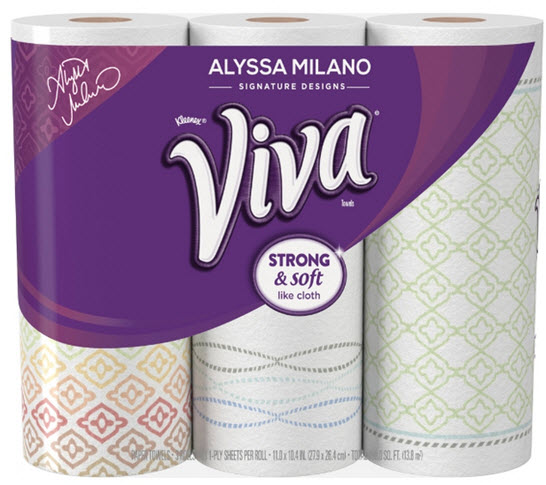Alyssa Milano Viva Paper Towels