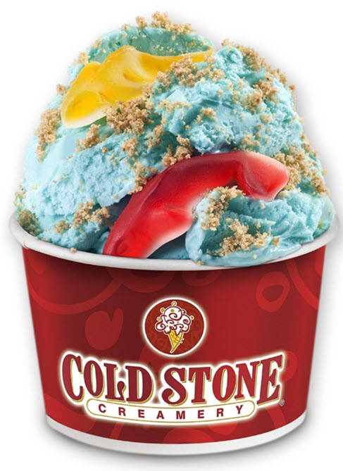 Shark Week Frenzy Creation from Cold Stone Creamery