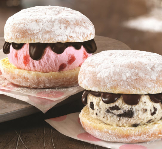 Donut Ice Cream Sandwiches from Baskin-Robbins