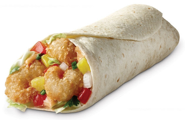 Ghost Pepper Coconut Shrimp Burrito