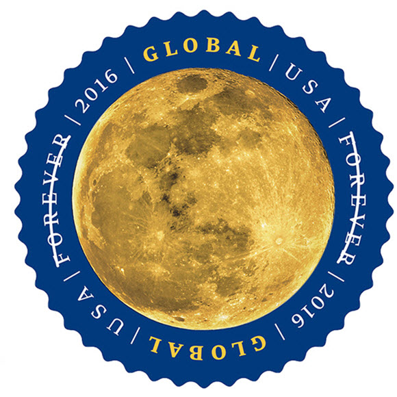 Global The Moon Forever stamp