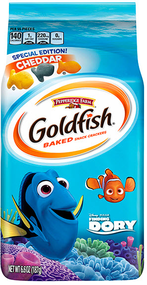 Goldfish Finding Dory crackers