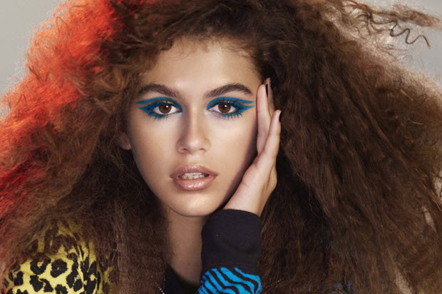 Kaia Gerber for Marc Jacobs Beauty Spring 2017 look 1