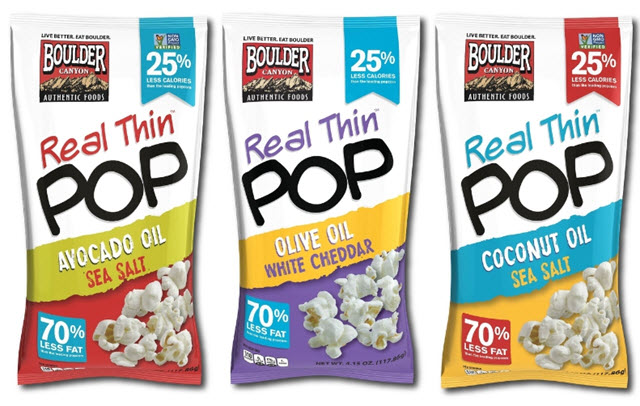 Real Thin Pop popcorn from Boulder Canyon