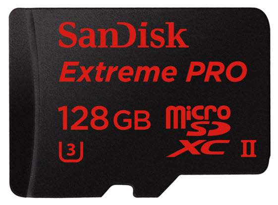 SanDisk Extreme Pro microSDXC UHS-II card