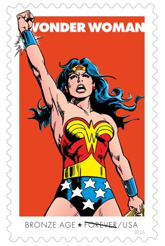 Wonder Woman 2016 Bronze Age stamp