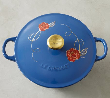 Le Creuset blue Beauty and the Beast Pot