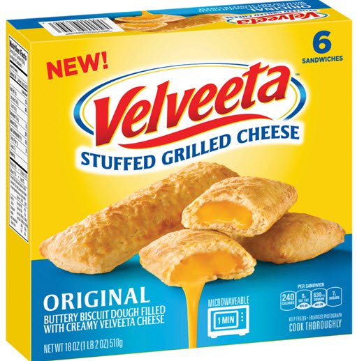 Velveeta Stuffed Grilled Cheese