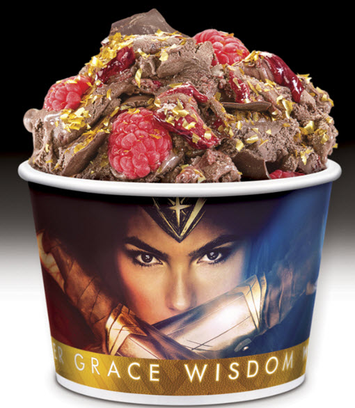 Wonder Woman Berry Bold at Cold Stone