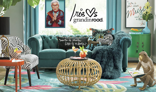 Iris Apfel Grandinroad Home Decor Collection