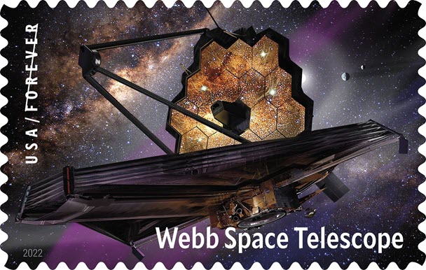 James Webb Telescope Stamp