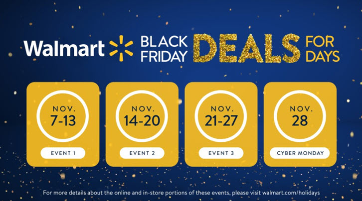 Walmart 2022 Black Friday Events