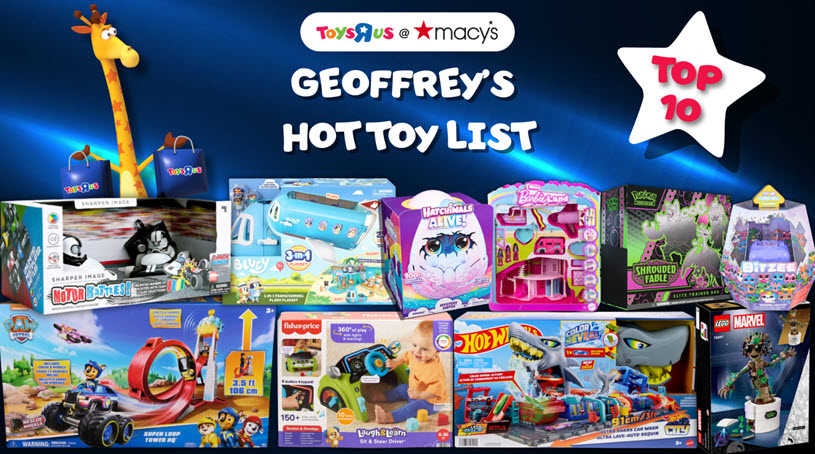 Geoffrey's Top Toy List for 2024