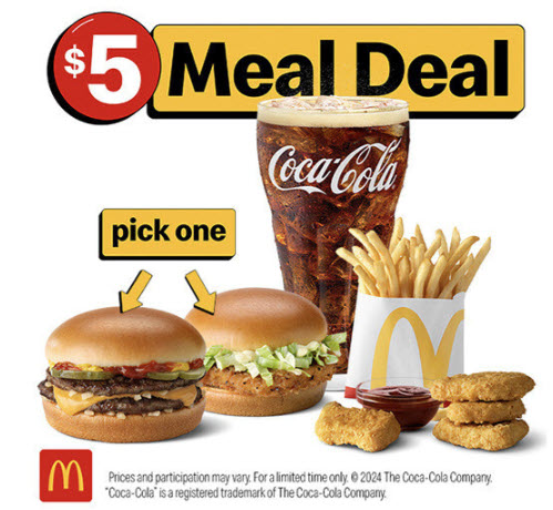 McDonald's $5 Meal Deal