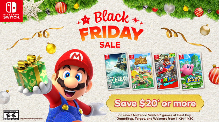 Nintendo Black Friday OFfers