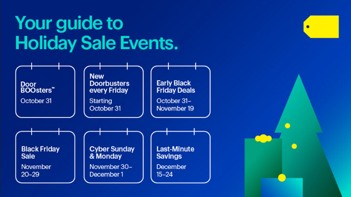 Best Buy 2025 Holiday Sale Events