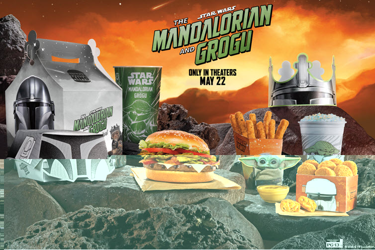 The Mandalorian and Grogu Burger King Meal