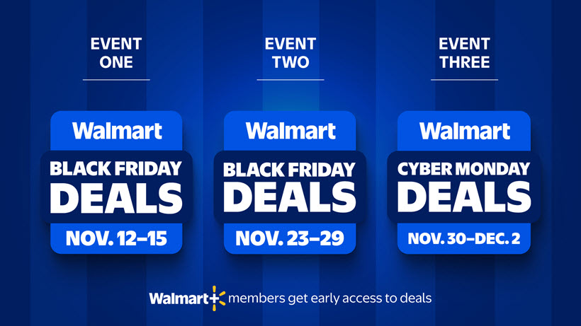 Walmart Black Friday Schedule
