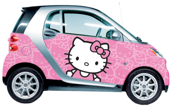 Hello Kitty Smart Fortwo